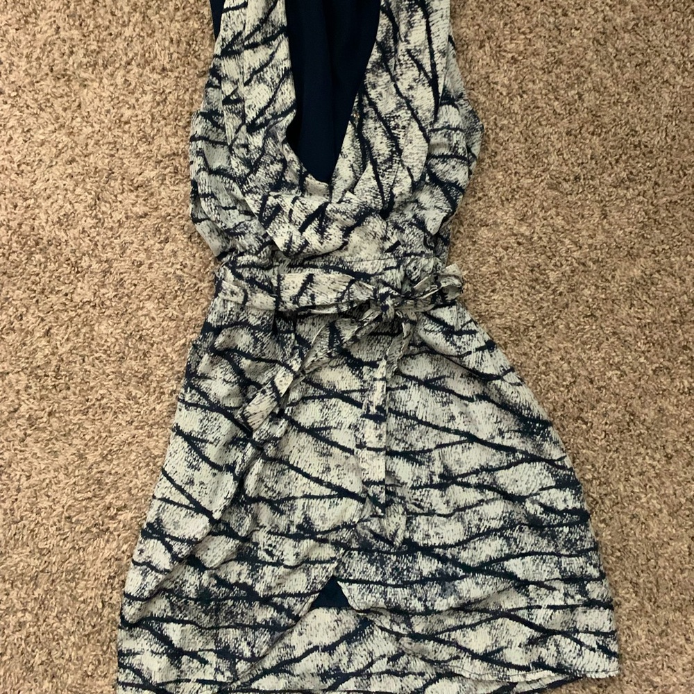 Silky navy forever 21 dress. Size S